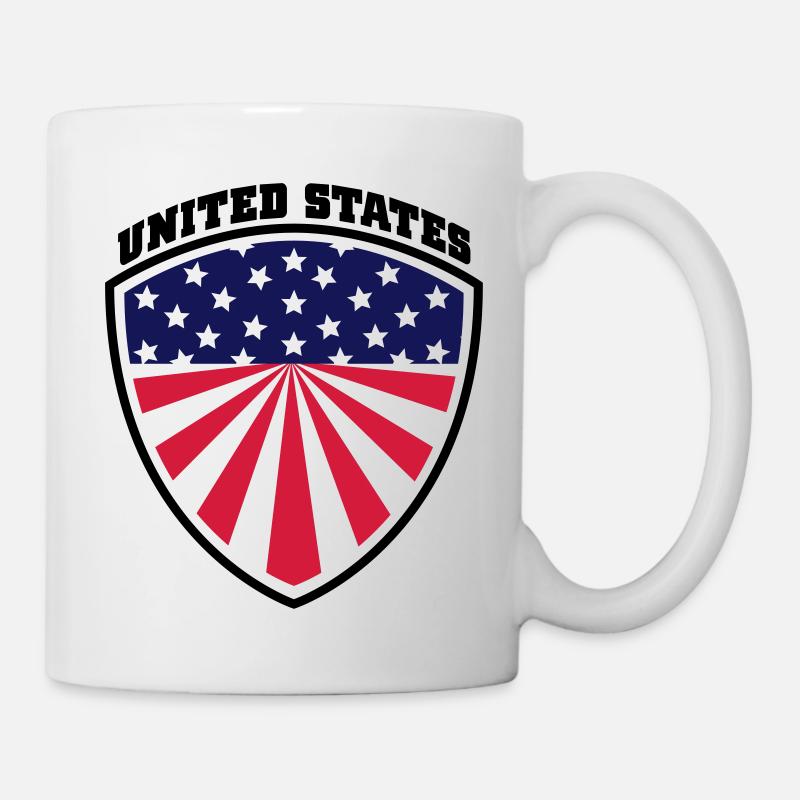 usa - Tasse - Weiß
