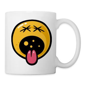 Smiley distaste - Tasse - Weiß - Rechts