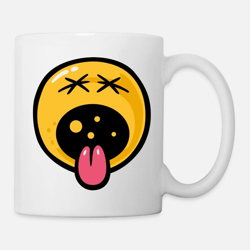 Smiley distaste - Mug blanc - blanc