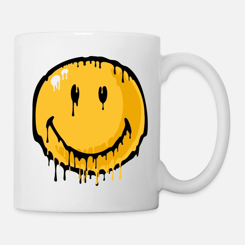 Smiley drip - Mug blanc - blanc