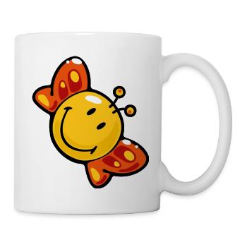 Smiley Butterfly - Mug - white - Right