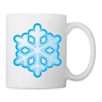 Smiley Snowflake - Mug blanc - blanc - Droite