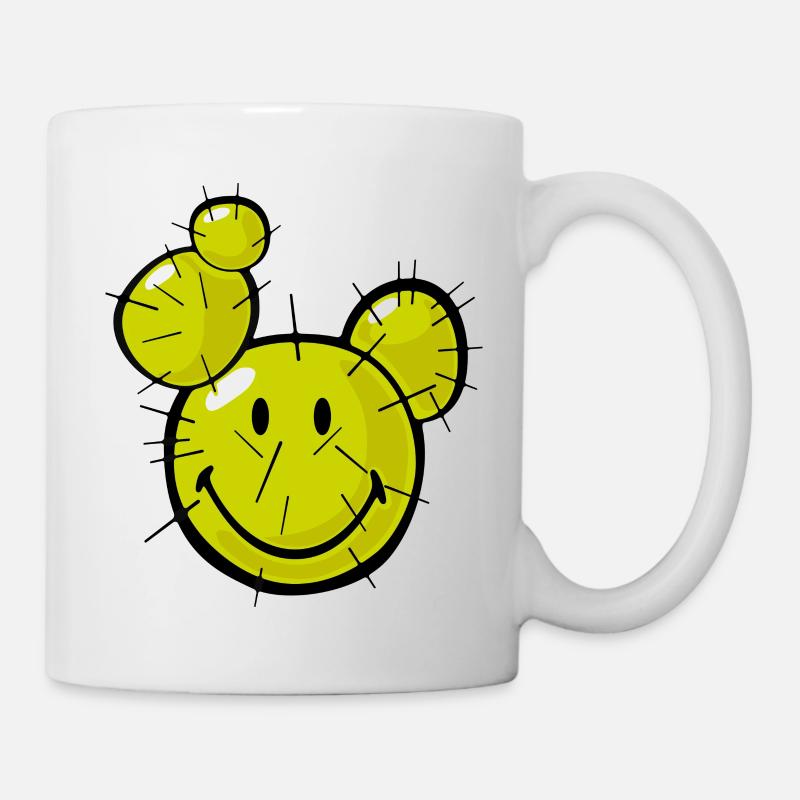 Smiley Cactus - Mug - white