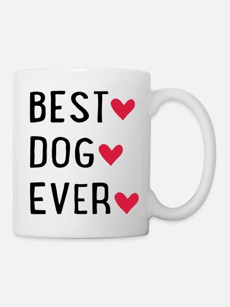 Hund - Tasse - Weiß