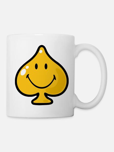 Smiley Spades - Tasse - Weiß