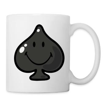 Smiley Spades Black - Tasse - Weiß - Rechts