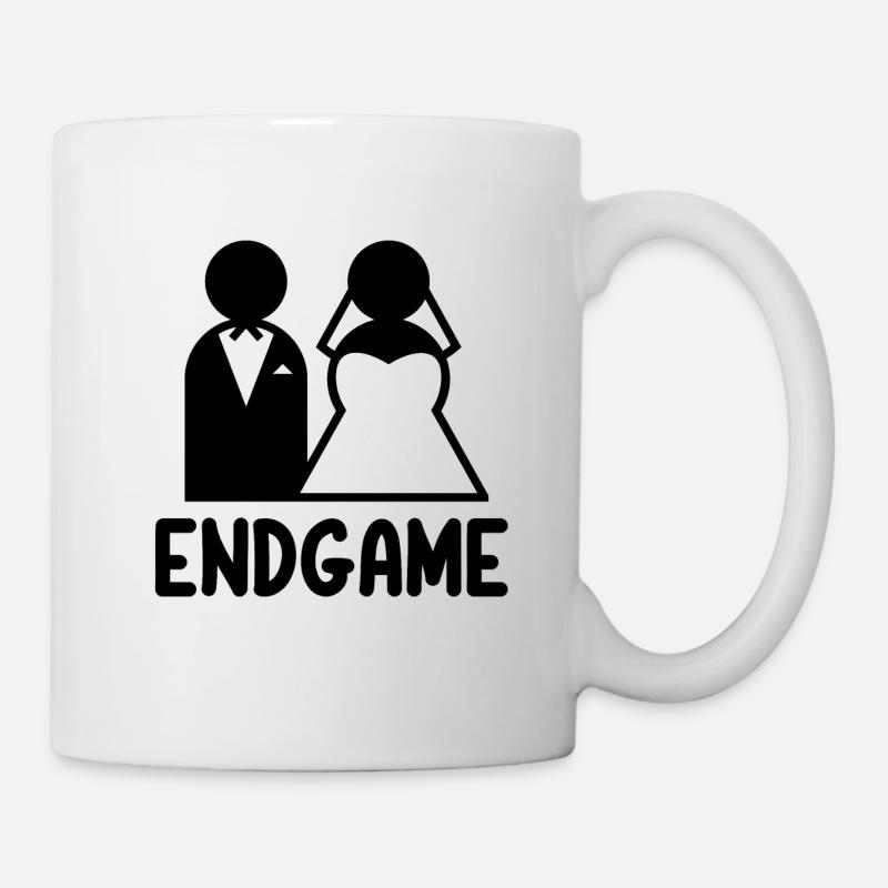 Mariage de fin de partie - Mug blanc - blanc