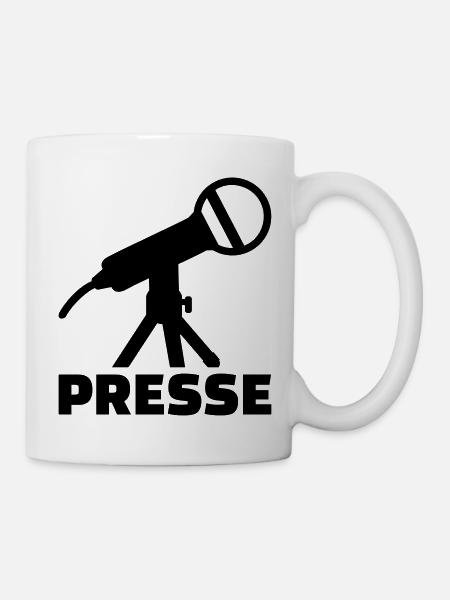 Presse - Tasse - Weiß