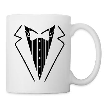 Tuxedo - Mug blanc - blanc - Droite