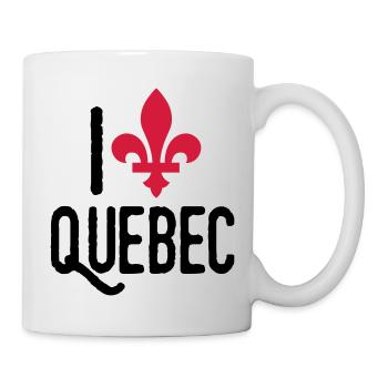 quebec - Tasse - Weiß - Rechts