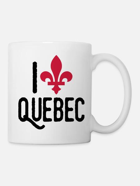 quebec - Tasse - Weiß