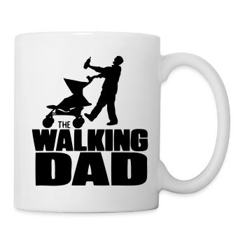 zombie dad humor funny fun daddy - Mug - white - Right