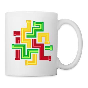 Tube Patterns - Mug - white - Right