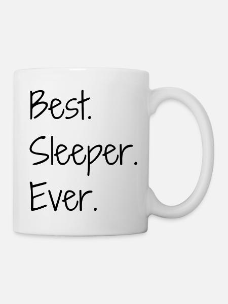 Schlaf / Schläfer / Müdigkeit / Rest - Tasse - Weiß