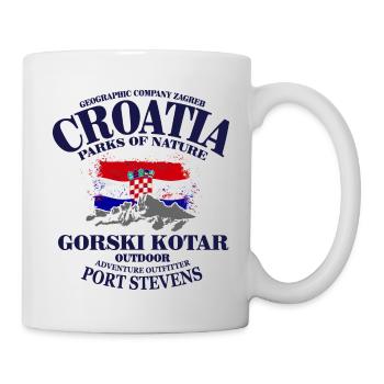 Croatia - Kroatien - Tasse - Weiß - Rechts