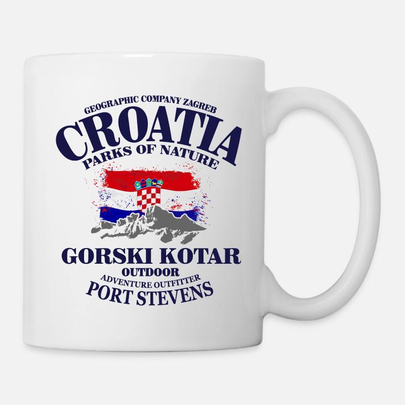 Croatia - Kroatien - Tasse - Weiß