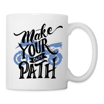66 aventures - tracez votre propre chemin - Mug blanc - blanc - Droite