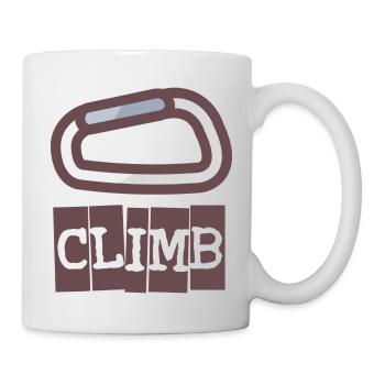 climb - Cadeau pour grimpeurs Boulders escalade - Mug blanc - blanc - Droite