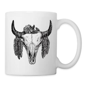 Skull Tattoo II - Tasse - Weiß - Rechts