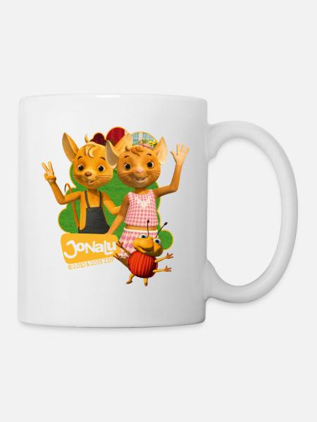 JoNaLu Jo Naya Und Lu Winken Fröhlich - Tasse - Weiß