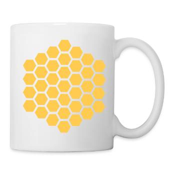 Wabe - Tasse - Weiß - Rechts