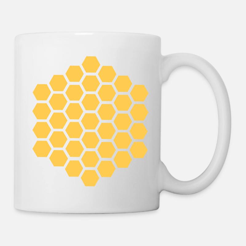 Wabe - Tasse - Weiß