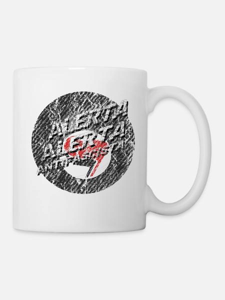 Antifa Billard Alerta Alerta - Mug blanc - blanc