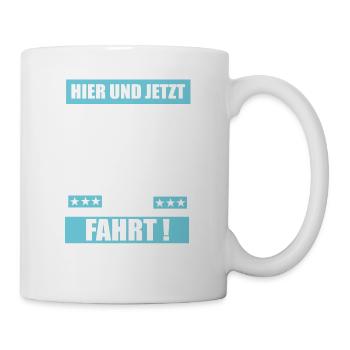 Skipper Anker Spruch - Tasse - Weiß - Rechts
