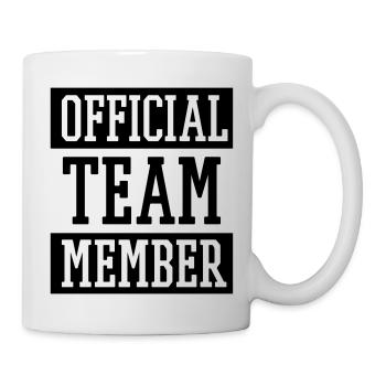 Official Team Member - Mug blanc - blanc - Droite