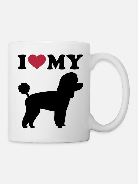 Toy Pudel - Tasse - Weiß