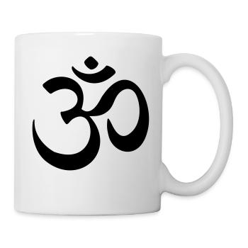original OM écrit à la main Mantra Urklang om - Mug blanc - blanc - Droite