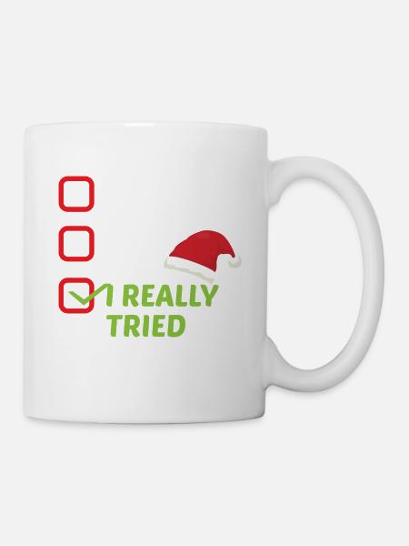 Ugly Christmas - Tasse - Weiß