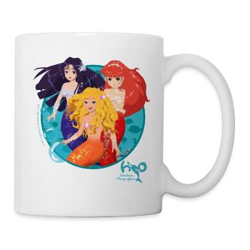 H2O Abenteuer Meerjungfrau Emma Cleo & Rikki - Tasse - Weiß - Rechts