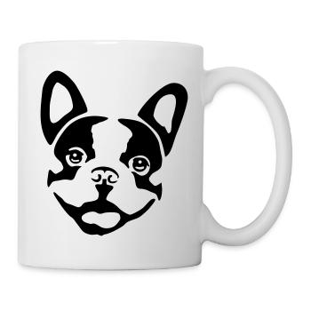 Dog - French Bulldog - Mug blanc - blanc - Droite