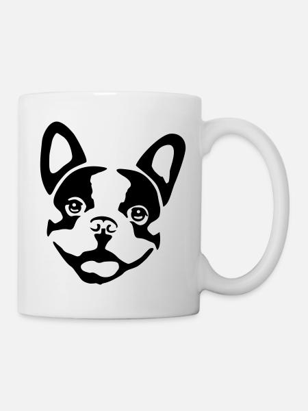 Dog - French Bulldog - Mug blanc - blanc