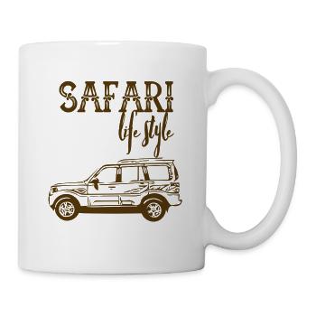 SAFARI LIFE STYLE JEEP - Tasse - Weiß - Rechts