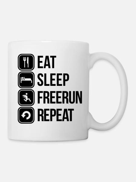 free running - Mug - white
