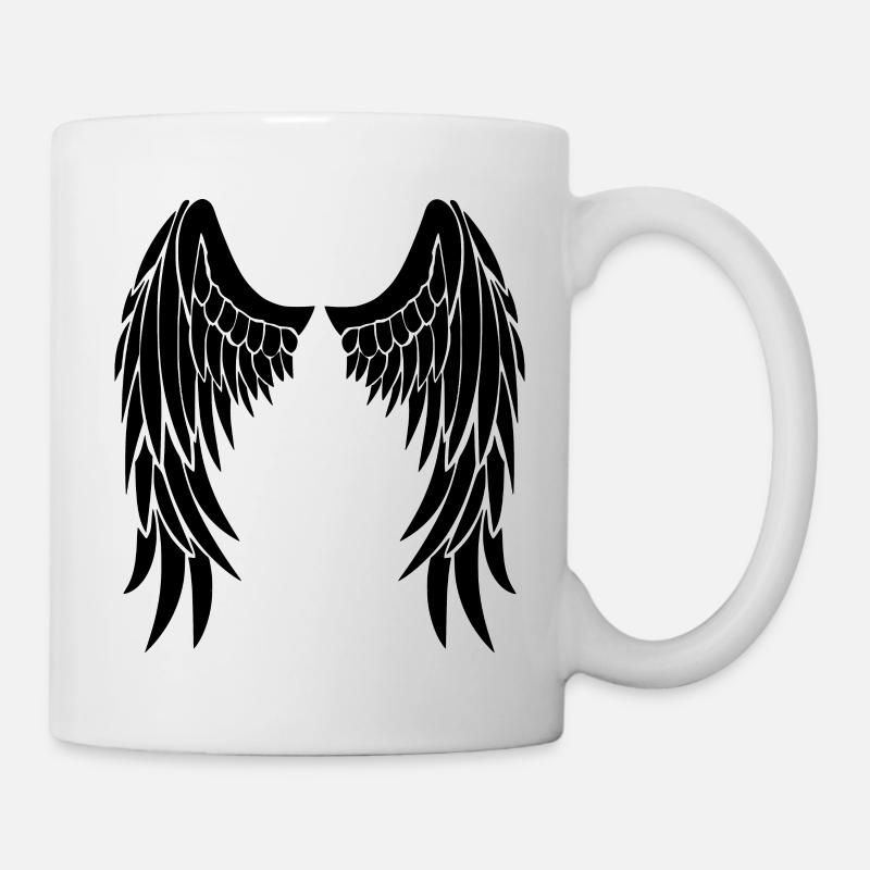 ailes d'anges - Mug blanc - blanc
