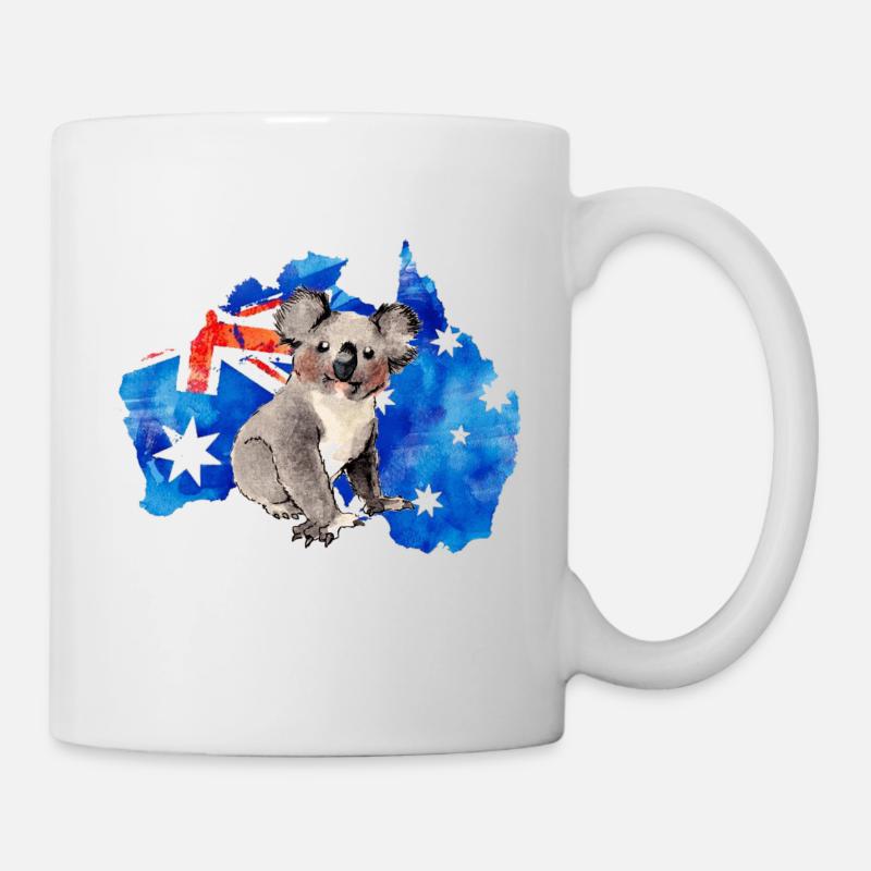 Koala mignon en Australie - Mug blanc - blanc