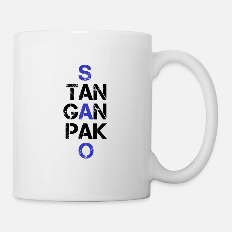 Wing Chun Bewegungen - Tasse - Weiß