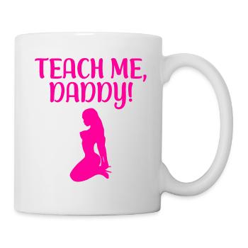 DDLG Daddykink CGL Little Gift TEACH ME DADDY - Mug - white - Right