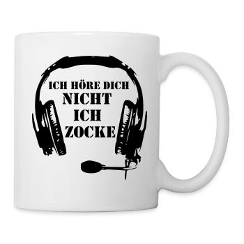 Ich Zocke - Tasse - Weiß - Rechts