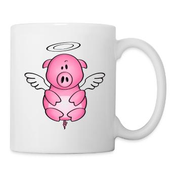 Winged pig - Mug - white - Right