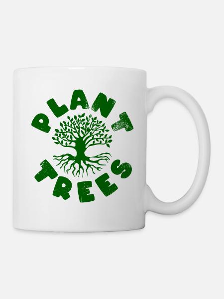 Planter des arbres - Mug blanc - blanc