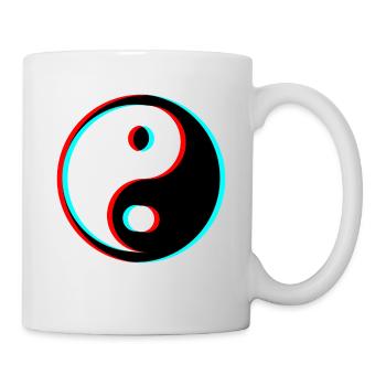 Yin Yang 3d Effect Filter tik tok peace - Mug - white - Right
