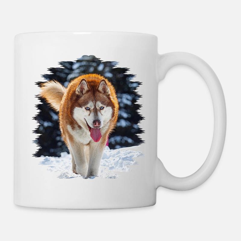 Husky - Tasse - Weiß