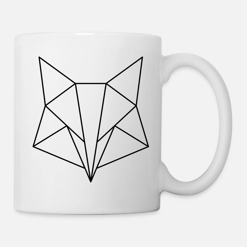 Fuchs Fox Animal Minimal - Tasse - Weiß
