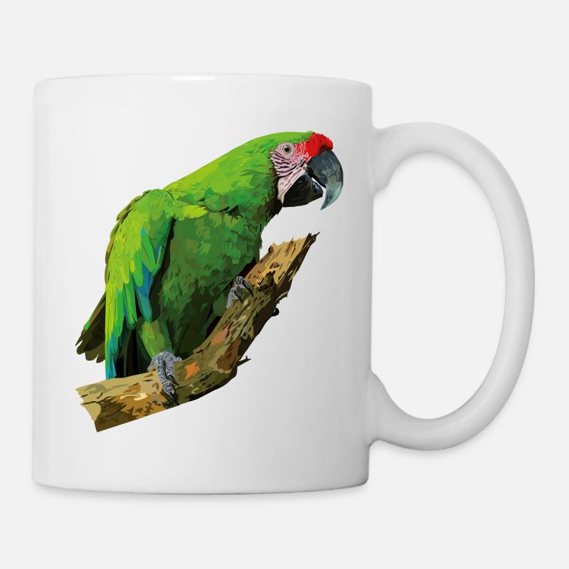 Mehrdeutige Ara - Tasse - Weiß