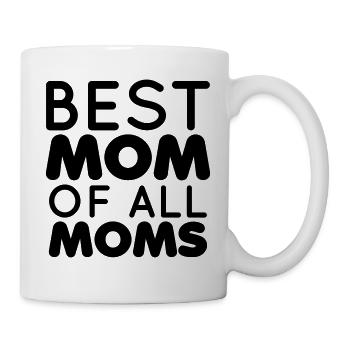 Mom - Best mom of all moms - Mug - white - Right