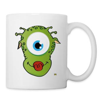 bébé martien - Mug blanc - blanc - Droite
